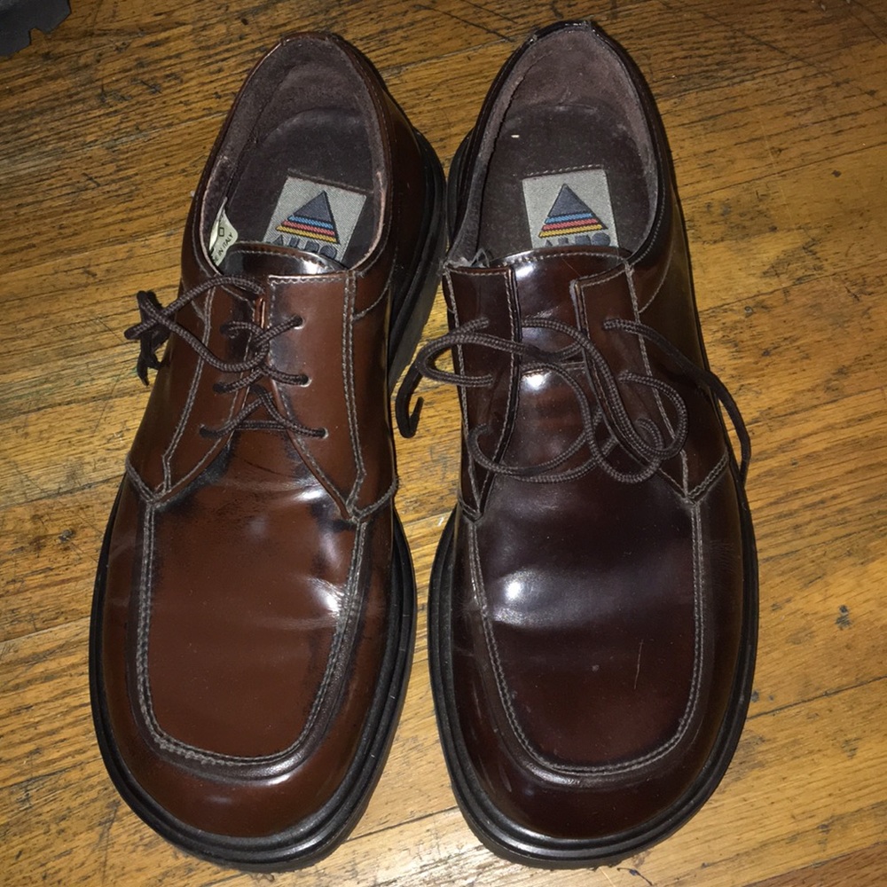Aldo shoes reddish brown color